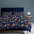 thumbnail image 3 of Cartoon Engineering Car Duvet Cover Set Themed Multicolor Polyester Bedding Set for Bedroom Decoration, 3 of 6
