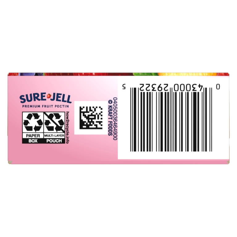 ゆみにぃシャルレジェルパック3Ｐ 3 pack) Sure-Jell Premium Fruit Pectin for Less or No Sugar Needed