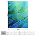 thumbnail image 4 of Orinice Leafy Plant Abstract Painting Warm Lightweight Blanket Soft Fleece Blankets for All Seasons - Excellent Hand Feel, Long-Lasting Comfort 50x60in, 4 of 6