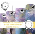 thumbnail image 4 of Colorful Forests Blackout Curtains for Bedroom, Spring Oil Painting Flower Nature Landscape Thermal Insulated Kitchen Drapes with Grommets, Light Blocking Window Treatment, 2 Panels 52" x 72", 4 of 7