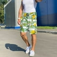 thumbnail image 7 of Kdxio Lemon Print Mens Sleep Shorts Bottoms Soft Comfy Pajama Wear Pants with Drawstring Pockets, 7 of 7