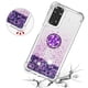thumbnail image 4 of Funda para Xiaomi Redmi Note 11 4G/Note 11S 4G con Brillo Líquido Flotante, Purpurina, Parachoques y Anillo Giratorio Soporte, 4 of 5