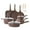 21 pcs Brown, variant on SENSARTE Ceramic Nonstick Pots and Pans Set, 17Pcs Healthy Non Stick Cookware Set with Pots Protectors, Induction Kitchen Cookware Sets White