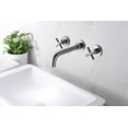 thumbnail image 4 of Sumerain Wall Mount Bathroom Faucet Brushed Nickel,Cross Handles and Rough-in Valve Included, 4 of 4
