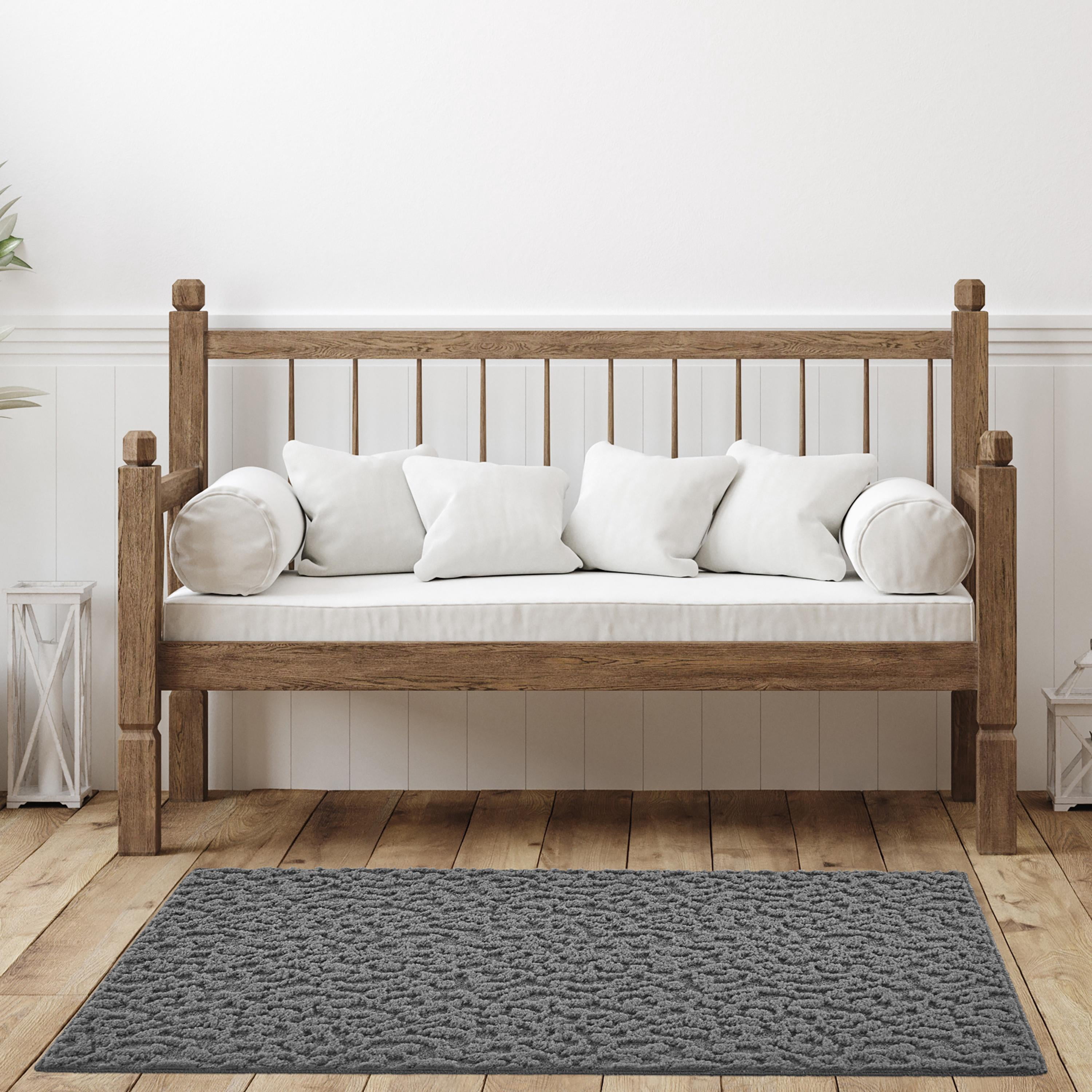 Garland Rug Ivy Cinder Gray Indoor Area Rug, 4' x 6'