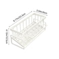 thumbnail image 3 of Kitchen Sink Dish Drying Rack | Slanted Sponge and Dishcloth Drainer | Countertop Organizer for Cleaning Tools and Bottles | Metal Storage Holder for Soap, Brushes, and Towels, 3 of 6