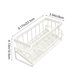 thumbnail image 3 of Escurridor de platos para fregadero | Escurridor inclinado para esponjas y paños de cocina | Organizador de encimera para utensilios y botellas de limpieza | Soporte metálico para jabón, 3 of 6