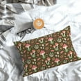 thumbnail image 5 of Yiaed Mushrooms And Autumn Leaves Print Brushed Microfiber Envelope Pillowcases, Standard,Envelope Closure Pillow Cases(No pillow core)-14"x20", 5 of 6