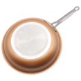 thumbnail image 4 of Skillet Copper Red Pan Ceramic Induction Frying Pan Saucepan Skillet Scratch Resistant 10 Inches Nonstick Skillet, 4 of 5