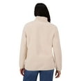 thumbnail image 2 of Women's ZeroXposur Alberta Double Side Pique Sherpa Quarter Zip Pullover Color: Blackberry Size: X LARGE, 2 of 4