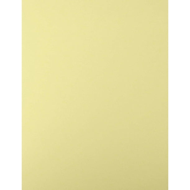 50 Colored Cream Sheet Card Stock Paper Vellum Bristol Cover, Copy
