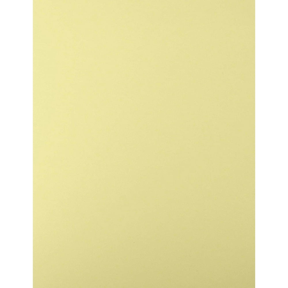 50 Colored Cream Sheet Card Stock Paper - Vellum Bristol Cover, Copy ...