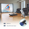 thumbnail image 3 of -Compatible con adaptador VGA HD 1080p Convertidor de audio Transmisión de audio con conector de 3,5 mm Convertidor de audio Negro + Blanco, 3 of 8