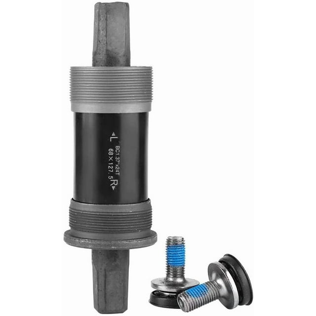 HUGFEGWE Bottom Bracket, 5 Size Square Hole Axis Bike Square Tapered Spindle Crank for 68mm Frame Shell Cycling Accessory CJB91-8053