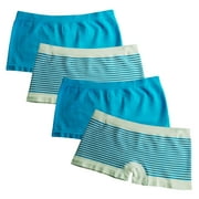 FEM Girl Seamless Girl Panties Boy Shorts - 4 Pack