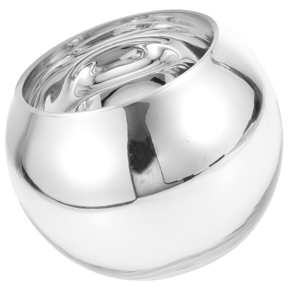 Plant Terrarium Silver Vase Anniversary Hotel Decor