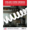 thumbnail image 4 of Iron Forge Cable SJEOW White Outdoor Coiled Extension Cord 5 ft,16 AWG 13 Amp Oil Resistant & Flame Retardant 3 Prong Coiled Electrical Wire 5ft for Outdoor & Indoor, 4 of 7