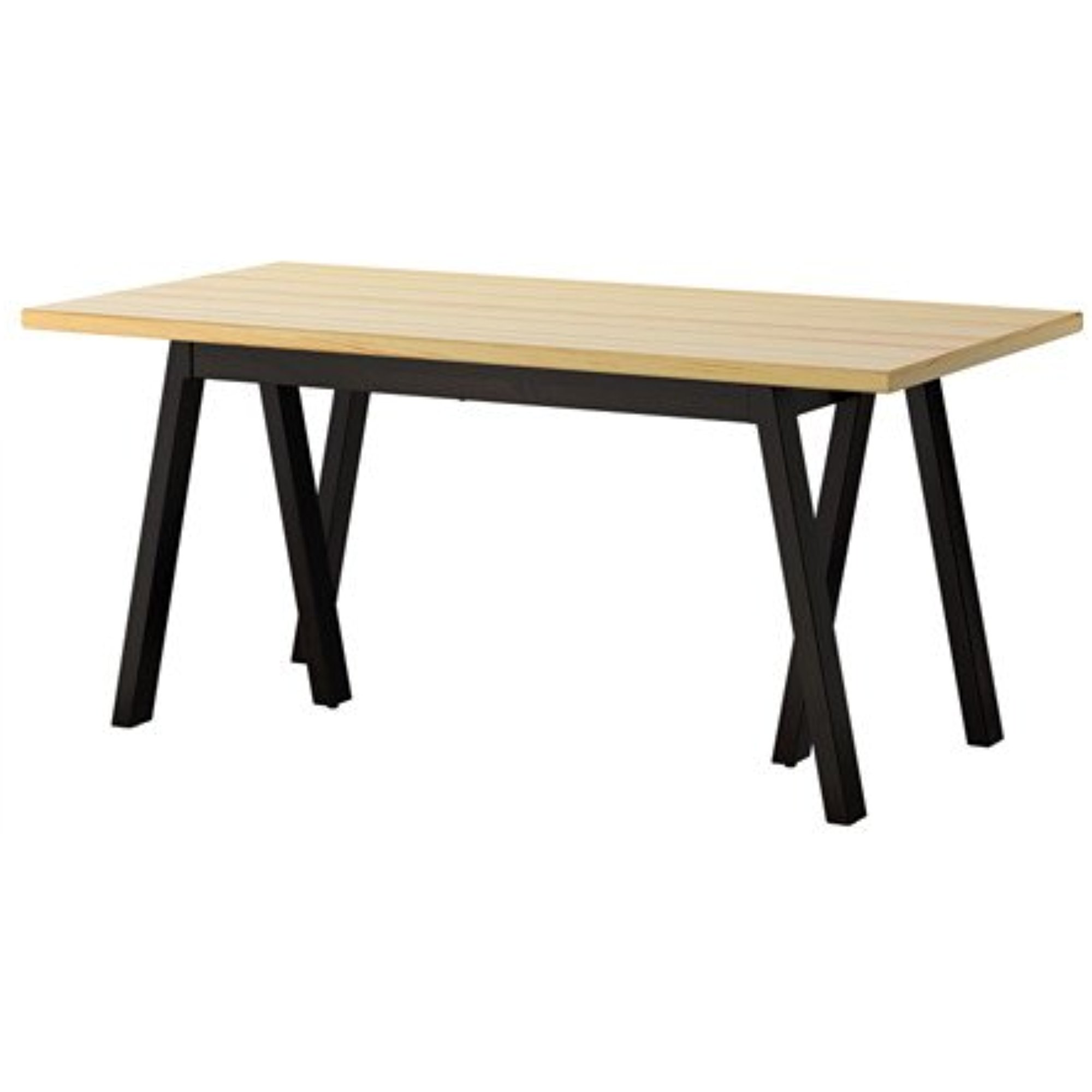 Ikea Table, black pine, Grebbestad pine black 20202.14211.266
