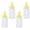 Yellow#1391, variant on Portable Mini Squeeze Condiment Bottle Set Transparent Sauce Container for Lunch Box Picnic Outdoor Barbecue Kitchen Storage Jar Food Grade PP Material