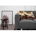 thumbnail image 3 of Ambesonne Chocolate Throw Pillow Cover 2 Pack, Retro Hot Beverage, 20", Multicolor, 3 of 7