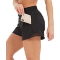 thumbnail image 5 of Stelle Women's 4" Running Shorts Gym Athletic Quick-Dry Shorts with Pockets, 5 of 5