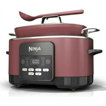 Ninja MC1000 Foodi Possible Cooker PRO 8.5 Quart Multi-Cooker, with 8-in-1 Slow Cooker, Dutch Oven, Steamer, Glass Lid Integrated Spoon, Nonstick, Oven Safe Pot to 500°F Cherry Tarte, EASY CLEANUP