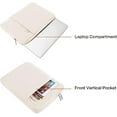 thumbnail image 4 of MOSISO Laptop Case 16 inch, 15-15.6 inch Laptop Sleeve Compatible with MacBook Pro 16 M4 M3 M2 M1, HP Acer Dell Lenovo ASUS Notebook, Polyester Vertical Computer Sleeve Bag with Pocket, 4 of 6