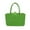 Green, variant on huanledash Women Handbag Portable Handle Solid Color Large Capacity Rectangle Gift Thickened Felt Ladies Tote Bag Purse Daily Life