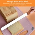 thumbnail image 4 of Bread Slicer Sawtooth Tandeing Herramienta con mango de madera Fiesta de boda Espátula Decoración de la espátula Gadget Suministros para hornear Accesorio de cocina 12 pulgadas, tipo 3 Inevent HA009690-08, 4 of 6