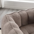 thumbnail image 3 of PORKISS Soft Bean Bag Chair with Footstool, Fluffy Lazy Sofa Chenille Fabric Bean Bags Comfy Couch for Adults Teens, Coffee, 3 of 12