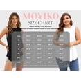 thumbnail image 7 of MOYIKO Tank Tops for Women Crew Neck Loose Fit Sleeveless Top Summer Clothes Womens Tunic Tops, 7 of 7