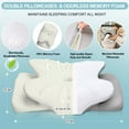 DNGZJAO Neck Pillow Soft Pillow Odorless Ergonomic Cervical Pillow Neck