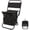 Black, variant on Heavy Duty Folding Camping Stool with Cooler Storage Bag, Portable Backpack Backrest Chair for Outdoor Fishing Hunting Picnic Travel