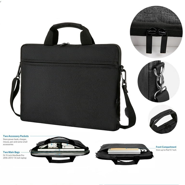 Laptop Shoulder Messenger Bag 13 14 15 15.6 17 17.3 Inch Business Briefcase  for Men Women