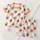 thumbnail image 2 of Odeerbi 18M-7A Niños Niñas Pijama de Verano de Algodón de Manga Corta Conjunto de Pantalones Cortos Suave Estampado Floral Juegos de Pijama de Dos Piezas, 2 of 5