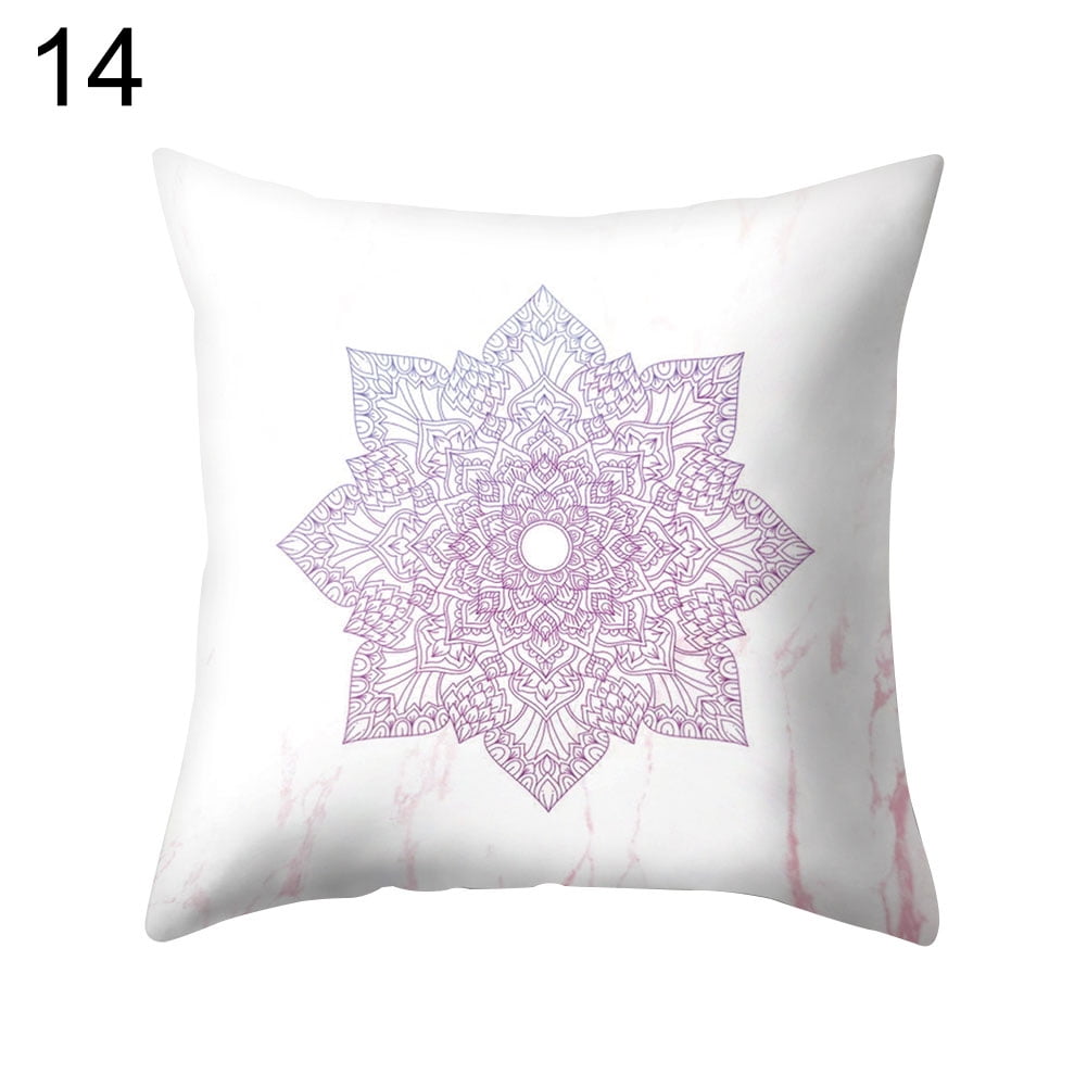 Details about   17.72 Inches American Country Style linen Pillowcase Flowers No Inner Cushion 