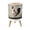 Color 3, variant on Small Trash Can with Lid Halloween Cute Floral Ghost Haunted Forest Funny Dark Romantic 1.8 Gallon Dog Proof Trash Can Round Garbage Can Waste Bin Wastebasket for Bathroom Bedroom Living Room