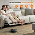thumbnail image 5 of GOOVI Robot Vacuum Cleaner and Mop Combo with App WiFi and Remote Control Robotic Vacuums, Black, 5 of 9