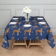 thumbnail image 3 of Cute Boxe Square Tablecloth,Waterproof Square Table Cover,Wipeable Spillproof Washable Table Cover for Home Kitchen Party Decor 52"x52"(132x132cm), 3 of 6