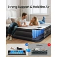 thumbnail image 4 of Air Mattress King with Built in Pump, Inflatable Mattress Blow Up Mattress 18 Raised Comfort,Upgraded Surface Portable Bed, Air Bed for Home, Guest, Camping, Colchone Inflable, 650 lbs, 4 of 8