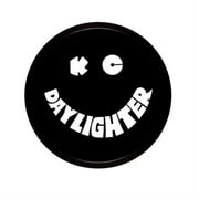 KC HiLiTES 5200 6" Round Black Plastic Light Cover w/ White KC Daylighter Logo - Single Cover