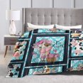 thumbnail image 6 of Cute Cow Print Blanket Bedding Cow Decor for Couch Sofa Cows Gifts for Kids Adult 50"x40", 6 of 7