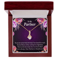 thumbnail image 5 of To My Partner Partner and Bestfriend Alluring Ribbon Necklace Message Card, 5 of 20