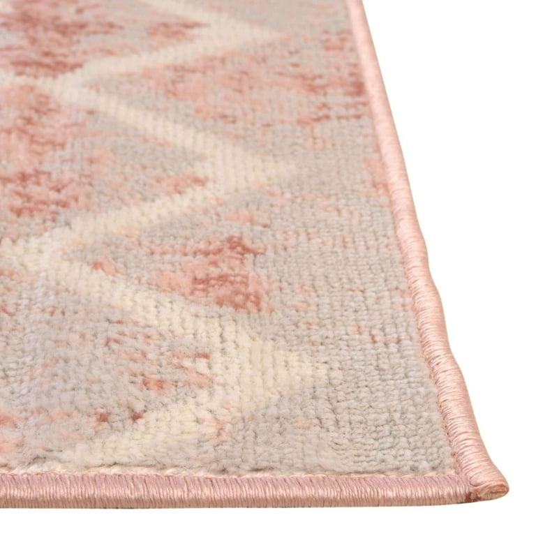 Unique Loom Rectangular 6x9 Rug in Rose (3160931) - Walmart.com
