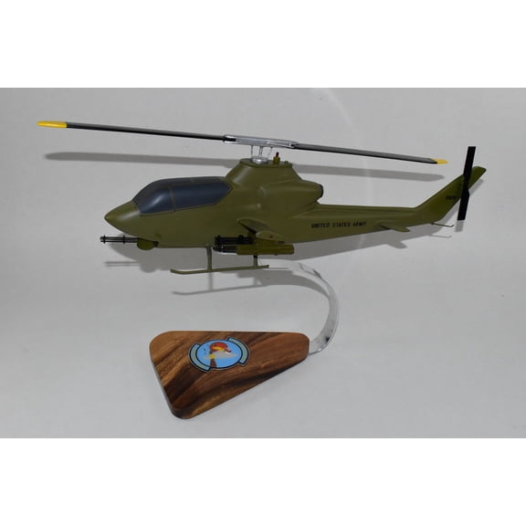 Bell® AH-1G Cobra, C TROOP 2/17 AIRCAV, 16" Mahogany Scale Model