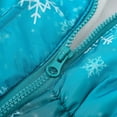 thumbnail image 4 of Hicidod Girls' Winter Jackets Hooded Fleece Lined Toddler Parka Outwear Print Warm Thicken Cotton Puffer Coats, 4 of 7