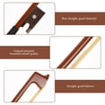 thumbnail image 3 of AURARMLET Violin Bow Student Wood Coffee Simple Appearance 1Pcs, 3 of 8