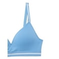 thumbnail image 3 of Wonder Nation Girls Seamless Triangle Wireless Bra, 2-Pack, Sizes 30-38, 3 of 3
