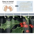 thumbnail image 4 of Christmas Modern Decor Shower Curtain for Bathroom Shower Curtain Set with 12 Hooks Waterproof Fabric Bath Curtain for Bathtub Restroom Decor, 72 X 72 in, 4 of 6