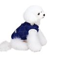 thumbnail image 2 of Baywell Dog Fleece Vest - Warm Pullover Dog Sweater - Winter Small Dog Cozy Clothes - Fleece Sweatshirt for Small Dogs Girl or Boy, Blue, 2XL, 2 of 6